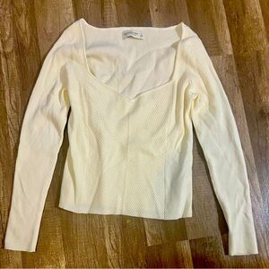 Abercrombie Soft AF Cropped Ribbed Sweater